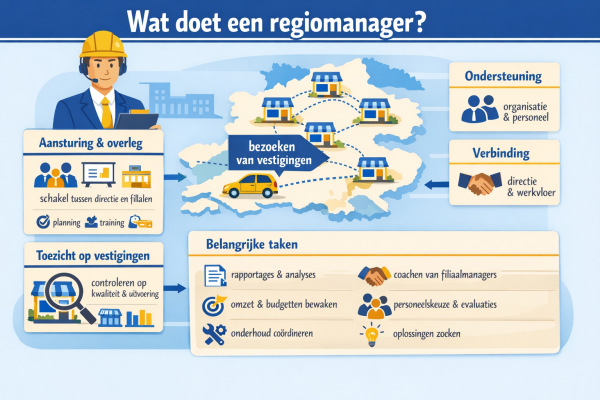 Alles over het beroep regiomanager Wat doet een regiomanager